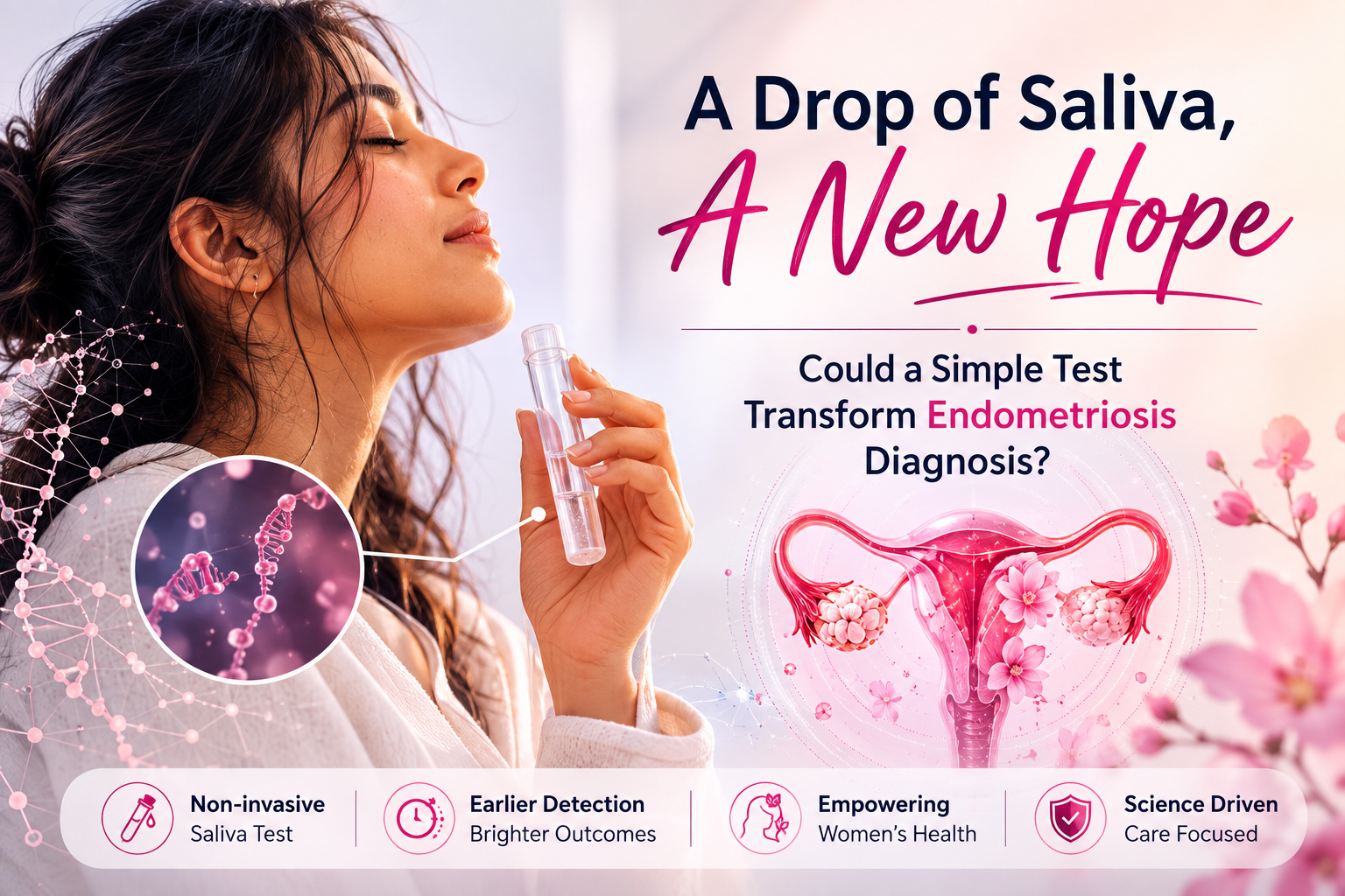 A Drop of Saliva Could Change How Endometriosis Is Diagnosed